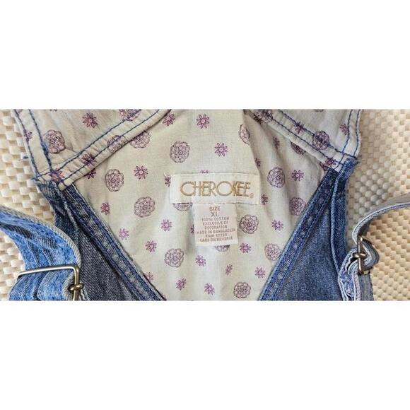 Cherokee XL Denim Short Overalls - Picture 2 of 14